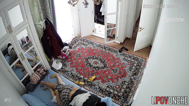 Gentle sex with sweet moans - bedroom scenes, look