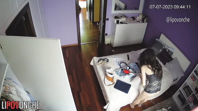 Cam is already installed in her room and she doesn't even know it