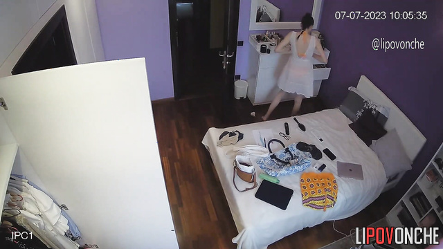 Cam is already installed in her room and she doesn't even know it
