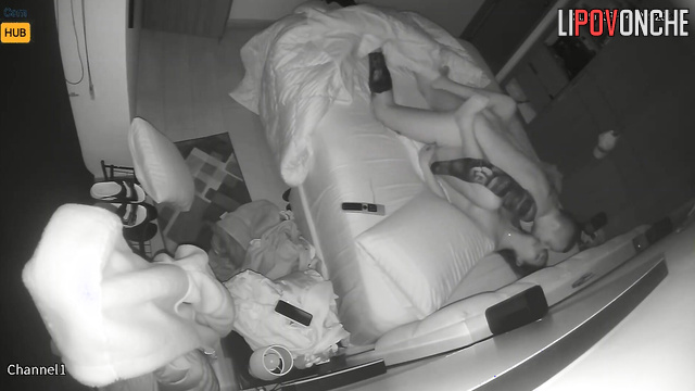 They got very excited while kissing, watch this hidden cam