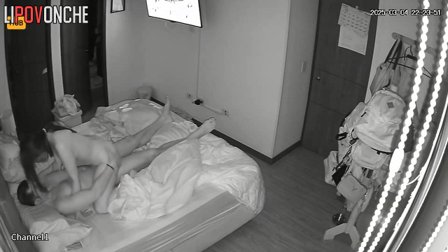 She can't sleep until she's properly ridden her lover's cock
