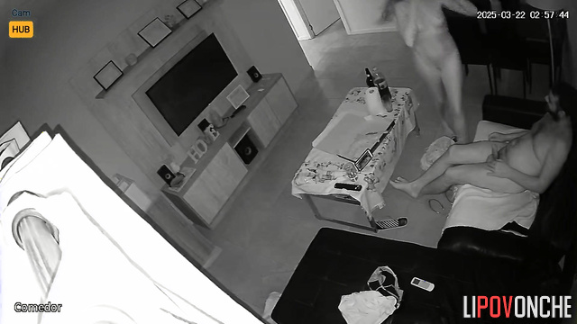 This couple got excited from watching an erotic film