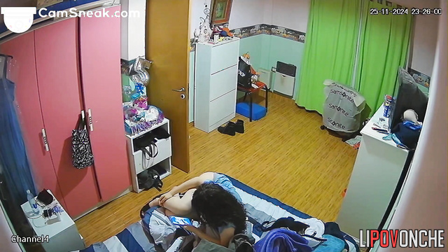 A young student showed her small tender tits on a hidden camera