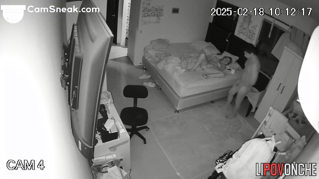Couple enjoying non-stop sex every day / home camera