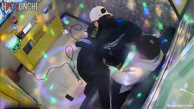 Teenagers couldn't resist having sex in a karaoke club