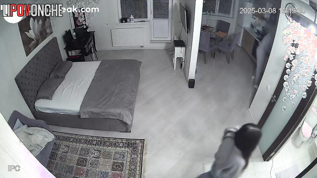 After the walk, the husband gave his young wife a session of excellent sex