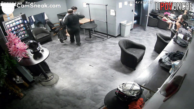 Hidden camera captures strippers' evening routine