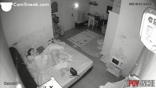 Asian couple enjoying each other to the fullest, look