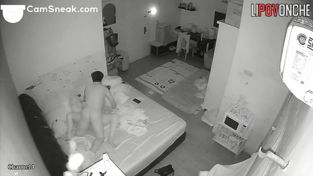 Asian couple enjoying each other to the fullest, look