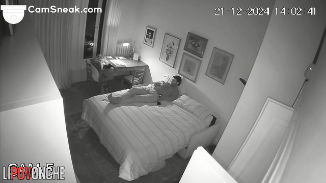 Friends installed a cam in their house to watch their interesting life