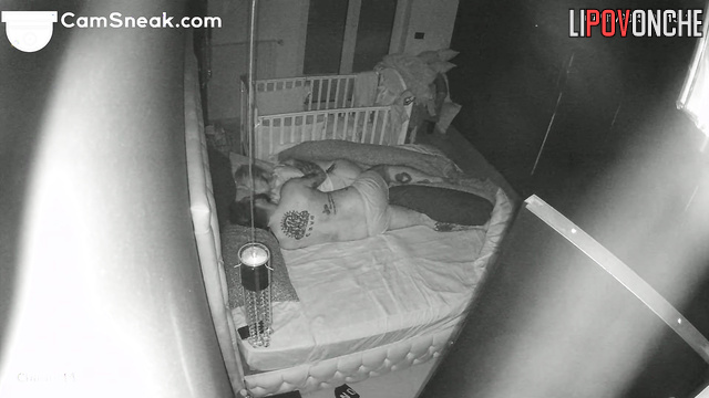 Tattooed lovers enjoying this amazing night together