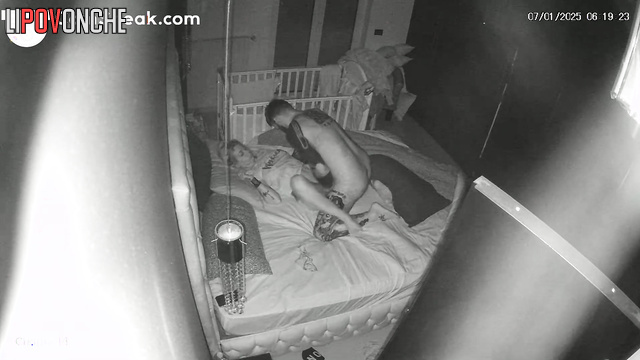 Tattooed lovers enjoying this amazing night together