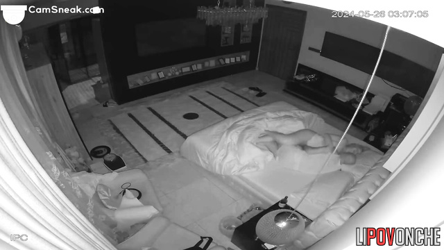 Couple teasing each other in bed (old fat and milf)