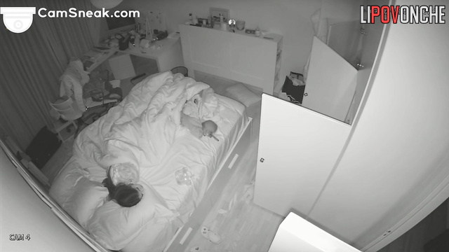 A young girl waking up plays with her pussy under the blanket