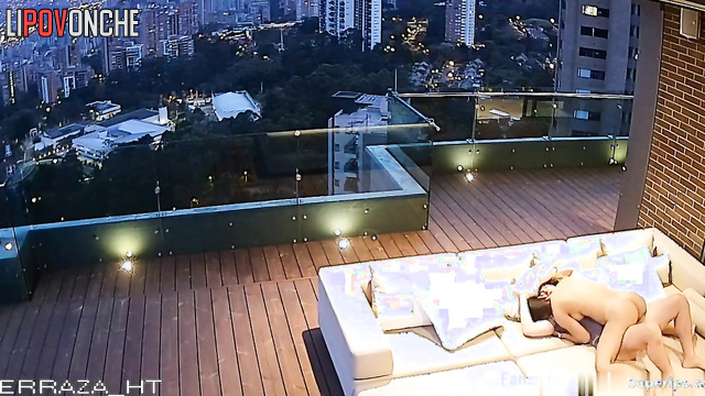 Hot video from terrassa - couple enjoying each other outdoors