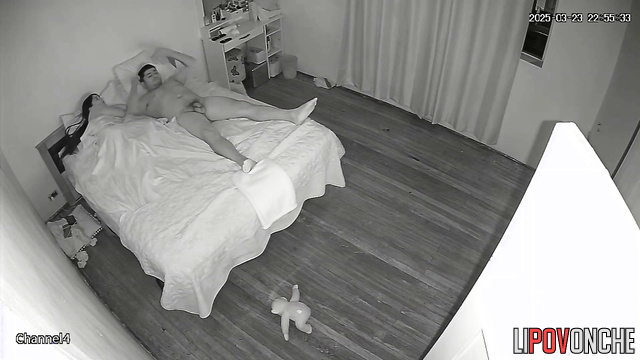 She wiped his cum from her pussy, hot hidden video