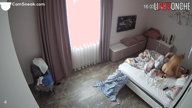 Excited Ukrainian blonde pushes her husband with a proposal to fuck