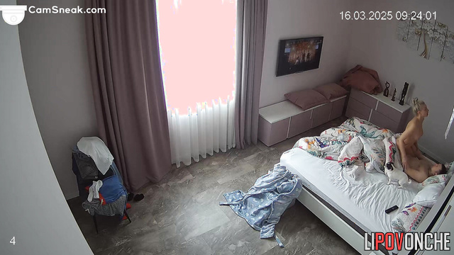 Excited Ukrainian blonde pushes her husband with a proposal to fuck