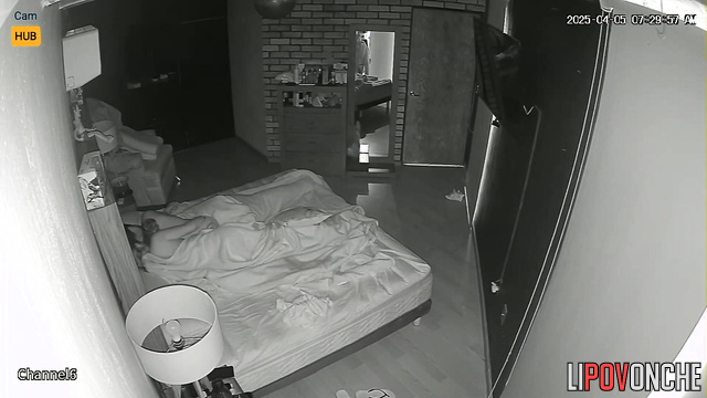 Tattooed husband woke up to his Mexican wife playing with his cock