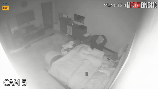 They are very dirty in bed, look / night hidden video