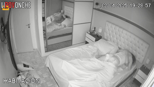 Boyfriend and girlfriend having sex immediately after waking up
