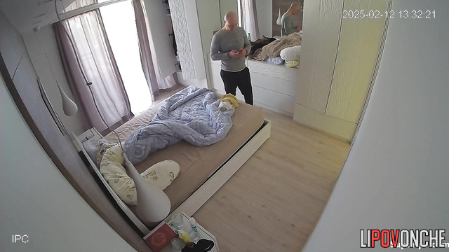 Bald guy fucking his gorgeous pregnant wife right now
