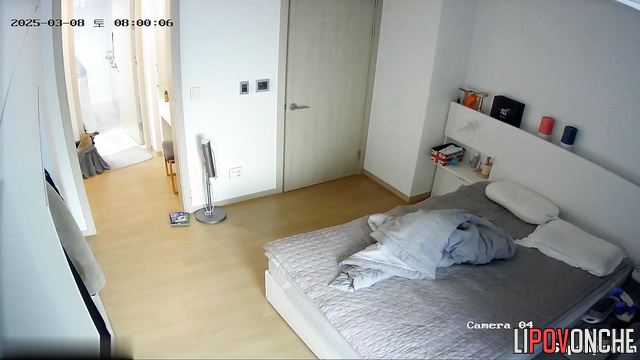 A restless Korean man gave his sleepy, skinny wife several sex rounds
