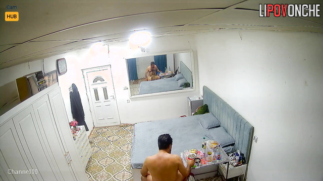 Chubby lady got a nice orgasm after work - bedroom video