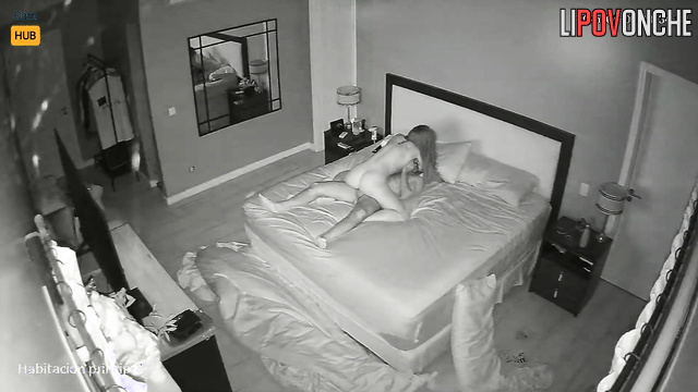 Naked babe got very excited from his tongue, night tape