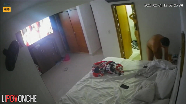 He only meets her for sex - bedroom hidden camera