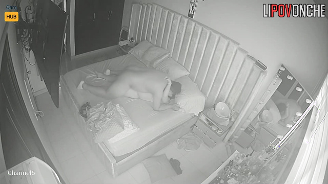 Big guy teasing his big juicy woman, hidden tapes