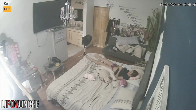 The skinny student used her new vibrator for a good time all the way to orgasm