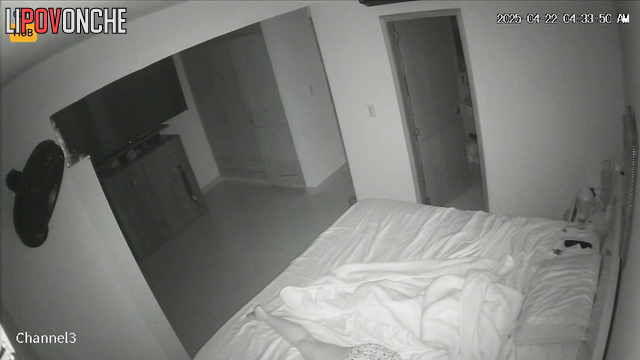 She fucking him and moaning loudly (all the neighbors hear it)