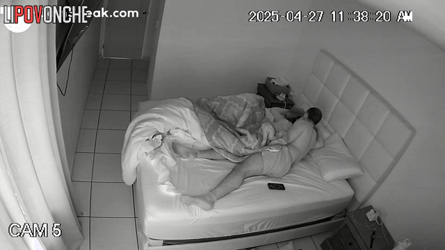 A seductive girl piled on top of a guy and inserted his cock into her cunt