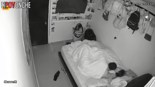 Sleepy plump Latina has lazy sex with her young horny husband