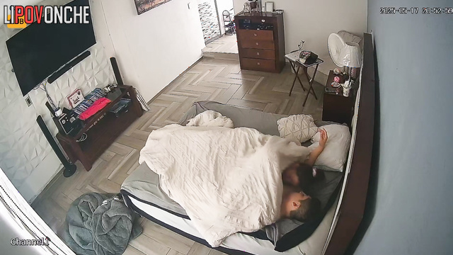 Miniature Latina gets a lot of pleasure sitting on her husband's cock