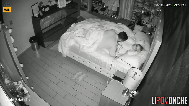 I made my sleeping wife a surprise: her pussy is very wet from my tongue