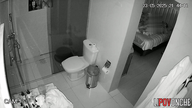 Sexy milf secretly brings herself to orgasm with a vibrator in the restroom