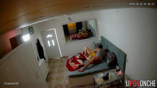 Wife orgasms intensely as her hairy husband licks her tender nipples