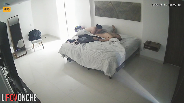 A seductive Mexican woman demanded that her husband urgently satisfy her lust