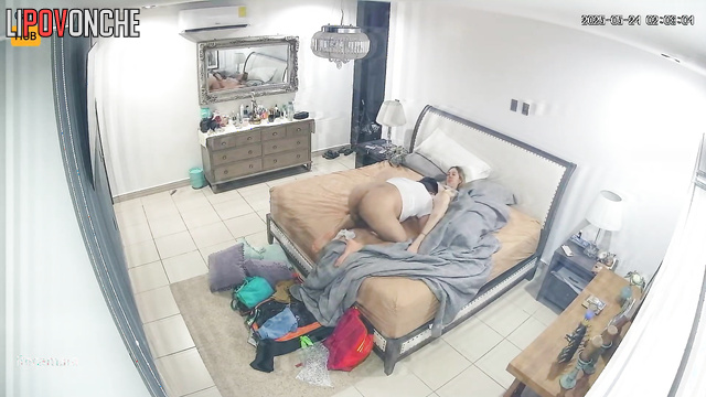 A seductive blonde milf loves it when her husband fucks her intensely