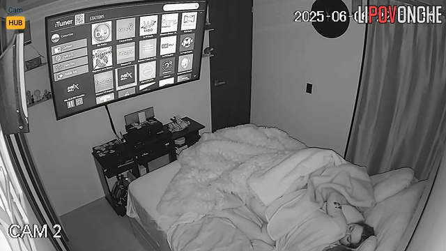 The chubby Latina was awakened by her inexhaustible husband for a sweet night fuck