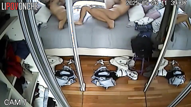 The wife had no time to get dressed and husband pounced and fucked her