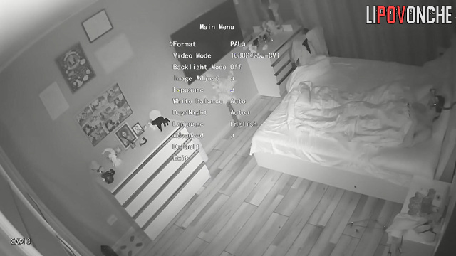While a guy is on a business trip his girlfriend orgasms from watching porn