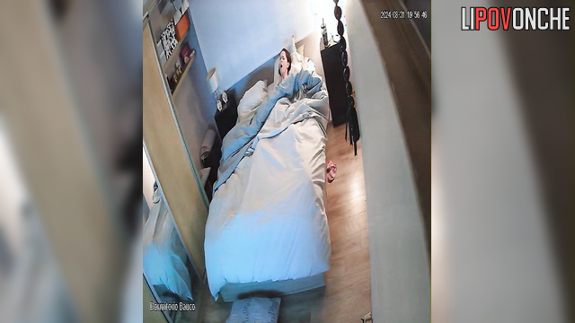 While waiting for her husband, the redhead plays with her hot pussy to an intense orgasm