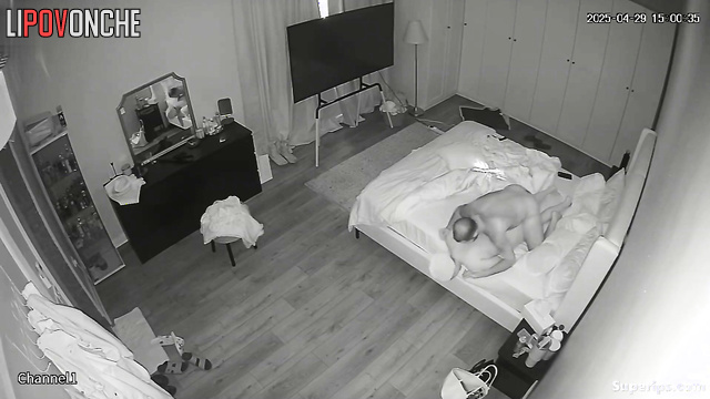 Hairy husband fucking his wife so sweet this night