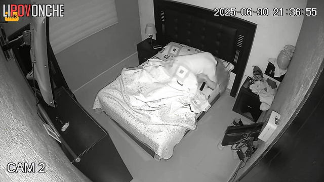 Couple decided to have a romantic night without candles