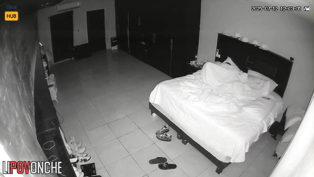 Spy hidden camera fixed their true love (night passion)