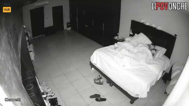 Spy hidden camera fixed their true love (night passion)