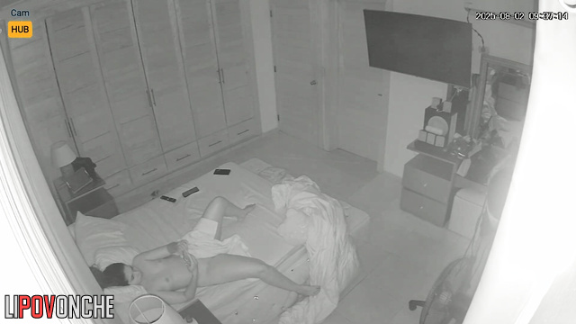 Couple getting pleasure from knowing that they are being watched during sex